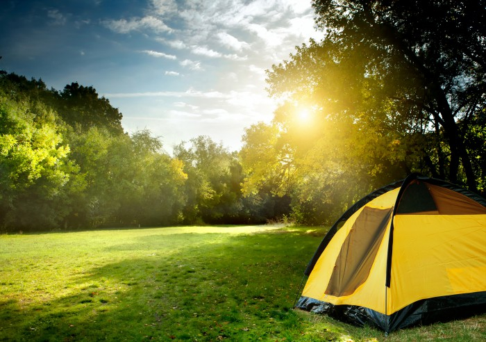 camping dans la nature